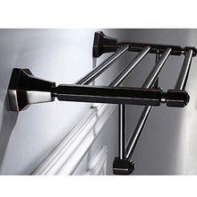 LCSD Deposito del Bagno Titolare del tovagliolo fissato al Muro 60cm / 23inches Ottone tovagliolo Vintage Industrial Bar Antico portasciugamani con Intagli attaccatura del Supporto di Accappatoio gan
