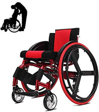 Pieghevole Portatile Medico Sportivo Sedia A Rotelle Leggera Lega di Alluminio Multifunzione Rosso Sedia A Rotelle Disabili Anziani A