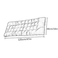 XFXDBT Terrazza Cuscino per Sedia A Dondolo con Legami,Cuscino Lounge Cuscino per Sedia in Rattan Cuscino per Lettini Giardino Cuscini da Sedia Interni Esterno-Porpora 120x48cm(47x19in)