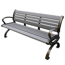household products Panchine per Il Tempo Libero, sedili con Schienale, panchine da Giardino, panchine da Esterno, sedie per Tre Persone anticorrosive
