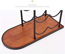 Leifeng Tower Classico 6 Bottiglie Wine Rack/Supporto/Ripiani/Stoccaggio |Free Stand Wine Rack for Red & Vini Bianchi |Metallo Geometrica Design, Facile da Indossare