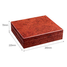 YUTRD ZCJUX Cigar Humidor Cedar Desktop Box - Risparmio di Spazio buona Tenuta Portatile Rimovibile Cigar Box