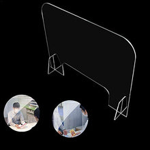 XINX Sneeze Guardia Schermo Trasparente Barriera Droplet Altezza Acrilico Contatore Cassiere Protezione Starnuto-Guard-Shield Cancella Ufficio Nail Salon