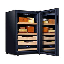 FGDSA Armadio humidor Controllo elettronico dell'umidità Controllo dell'umidità Scatola di Regolazione della Temperatura Speciale Razza (Colore: Nero, Dimensioni: 46x54x73,5 cm) Sigaro