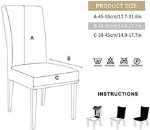 YMYP08 Furniture - Coprisedia elasticizzata con stampa floreale, per sala da pranzo, multifunzione, elastan (colore: A)