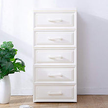 EXCLVEA Armadio Appendiabiti Governo di immagazzinaggio for Closet Ufficio Sala Giochi 5 Cassetti Armadio (Colore : Bianca, Dimensione : 83x38x32cm)