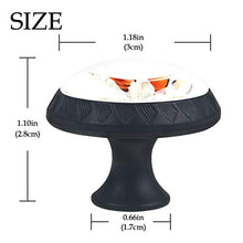 Set di 4 maniglie rotonde per armadio da cucina, credenza, cassettiera, cassettiera, con viti, per cucina, comò, armadietto, bagno, armadio