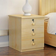 KANJJ-YU Legno Solido Comodino Semplice, autonomo Governo di immagazzinaggio, Locker, Multi-Funzione di Camera da Letto, Semplice Comodino Piccolo gabinetto con la Serratura