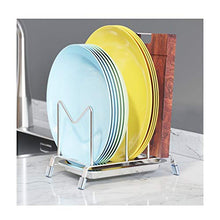 &ripiano di stoccaggio Scaffale di stoccaggio della cucina, tagliere del tagliere dello scaffale degli utensili da cucina dell'acciaio inossidabile Può spostare lo scaffale di scarico multifunzionale