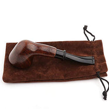 Set per fumatori Briar da 9mm con tubo filtro filtro rimovibile portasigarette in legno massello