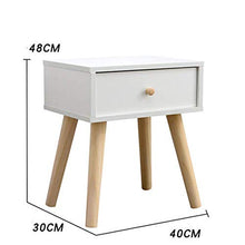 XUSHEN-HU Semplice Comodino Nordic Mini Piccolo Appartamento Camera Comodino Stretta Solido Tavolo in Legno Leg Economia Locker Angolo Cabinet