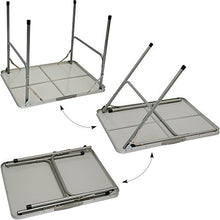 AMANKA Tavolino da Campeggio | Pieghevole Formato Valigia Facile da trasportare | Struttura in Acciaio | Ideale per Picnic Giardino Spiaggia | ca 70x50x60cm