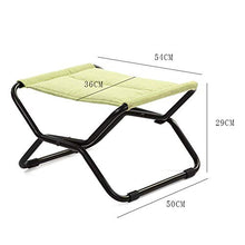 Impermeabilizzata Panno Nordico Semplice Portatile da Pesca all'aperto Mazar Piccola Panca per Adulti Pieghevole Panca per Barbecue Panca per Scarpe Adatta per Balcone da Giardino, Verde