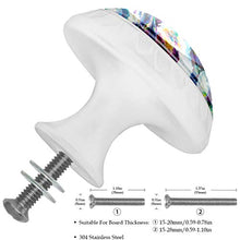 Ölgemälde gunma 4 PCS Pomelli per Porta, Pomolo per Mobile, Pomelli per Mobili con Viti, Maniglia per Armadietto, Pomelli per Porta, Pomelli per Cassetti per Porta, Armadio, Cassetto e Credenza