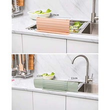 UPKOCH Cucina antispruzzo lavello a Scomparsa lavapiatti Lavaggio Antiscivolo Bordo deflettore Schermo Splatter Attrezzi Domestici con Ventosa in Dotazione (Rosa)