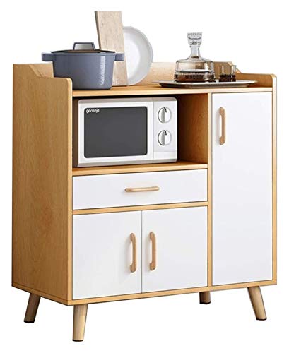 HLZY Armadio Laterale Accento, armadi da Cucina Credenza Governo di immagazzinaggio, Free Standing Credenza Petto Camera Display Unit Ingresso Cabinet 3 cassetti 1 Porta