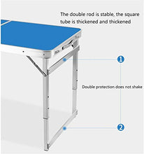CASTOR Tavolo da Picnic all'aperto Tavolo da Campeggio Pieghevole, Tavolo da Esterno Piccolo Materiale Portatile in Alluminio Leggero, Picnic e Barbecue Spiaggia Coperta BBQ Party Table