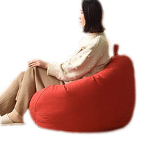 LuoMei Bean Bag Lazy Sofa Lazy Couch Chaise Longue Bean Bag Lazy Sofa Camera Singola Soggiorno Balcone Lounge Divano Poltrona Invio Gratuito Pennello AppiccicosoRosso