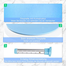 LARS360 Medical - Sgabello da doccia, in alluminio e HDPE, regolabile in altezza, con supporto antiscivolo fino a 120 kg