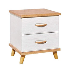 BJLWTQ Nordic Semplice Comodino Moderno Minimalista Assemblea Economico Comodino Camera Due cassetti Angolo Cabinet Facile Lockers