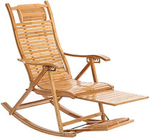 Sedia a Sdraio Beach Yard Piscina Pieghevole Pieghevole Reclinabile Chaise Chaise Bamboo Lounge Chair Interno Outdoor Rocking Relax Chair