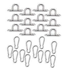 Eddwiin Acciaio Inossidabile Swing Fibbia Gancio Fisso Amaca Sedia Sospesa Cestino Pad Accessori Piastra Occhiello