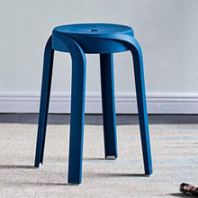 MKXF Plastic Sgabello Domestica Addensare Stile Nordico Sgabello Rotondo Sgabello Bagno Sgabello Scarpe Modifica Sgabello Antiscivolo Dining Chair Attesa,F