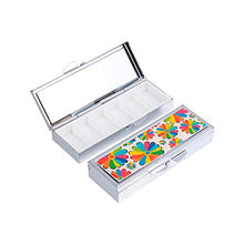 7 giorni pillola organizzatore settimanale in acciaio inox viaggio vitamina Box medicina 2pcs