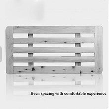 AYHa Bagno sgabello di legno Barrel Poggiapiedi Passo Bench piccolo sgabello rettangolo sgabello da doccia Sgabello Pedale impermeabile antiscivolo Doccia Bench