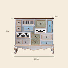 Credenza Governo di immagazzinaggio da posizionare sul pavimento Gabinetto Retro Credenza dell'organizzatore di immagazzinaggio Accent laterale Gabinetto for Soggiorno Camera da letto Corridoio Rustic