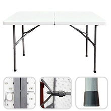 Webeingstore Tavolo Leonardo Pieghevole, TRASPORTABILE Ideale per PIC NIC, BBQ, Fiera, CASA, Giardino, Campeggio Mis. cm 122 X 60 X 74