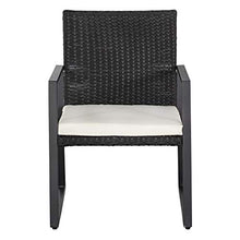 Aktive 61009 - Set di mobili da Giardino in Rattan Sintetico: Divano(114x58x84) + 2 poltrone (57,5x58x84) + Tavolo (71x41x39)