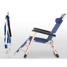 FUFU Sedie a Sdraio Lounge Chair, Sedia Pieghevole Home Lazy Lunch Break Chair Poltrona Chair Nap Nap Lounge Chair Tempo Libero Simple Chair 86 * 47 * 89cm Pieghevoli