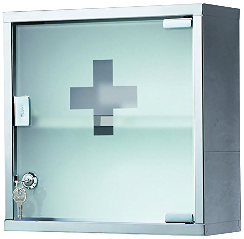 Gedy 30 x 30 cm, Mobiletto da Bagno per Montaggio a Parete