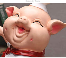 zxb-shop Portabottiglie Wine Holder archiviazione Sorridente Pig Shape Wine Rack personalità Home Kitchen Restaurant Resina Vino Vassoio controsoffitto Cabinet Cantina Portabottiglie da appoggio