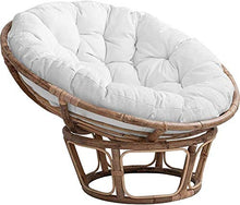 Cuscino per sedia Cuscino per sedie a braccia appeso rotondo, addensare un cuscino in poltrona da papasan in cotone extra morbido con cravatte, impermeabile non scivolato sedile uova cuscino da stiro
