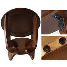 TONG HXF- Tavolino Divano Laterale Angolo in Legno massello Balcone tavolino Rotondo Tavolino Rotondo Durevole (Color : A)