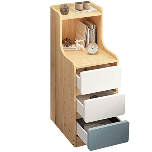 Yxxc Lampada da Terra Regolabile Tavolino da caffè Comodino Ultra-Stretto Camera da Letto Moderna Semplice Mini ripiano Piccolo Comodino Semplice Armadio p