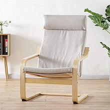 eewopjkj Cuscino per Sedia Relax Supporto per Schienale Alto Cuscino reclinabile Cuscino per Sedia in Rattan Cuscino per Sedia a Dondolo Cuscino per Sedile da Giardino Patio (Sedia Non Inclusa) -bei