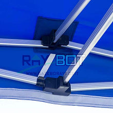 RAY BOT. Gazebo pieghevole 3x3 in alluminio con pali esagonali da 45mm e tessuto impermeabile. Linea professionale (Con Teli Laterali, Grigio)