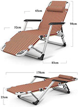 CDFC Sedia da Giardino reclinabile Sedia a Sdraio Sedia Pranzo Pranzo Break Siesta Letto Schienale Lazy Beach Beach Family Lever Dichiarazione Individuale 15 Sedia Portatile multifunzio