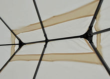 Mendler Telo di Ricambio Copertura Tetto per Gazebo Cadice Poliestere 3x3m Avorio