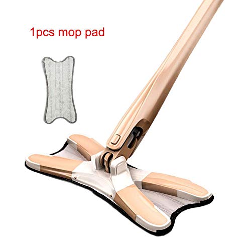 SSAYY Spray Mop Zazzera per Pavimento in Microfibra X con Panno in Panno 3 Pezzi Sostituisci Strumenti A Mano per Pulizia Domestica