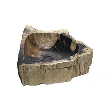 Lavabo da bagno, in legno fossilizzato, 40 – 50 cm, scelta su foto