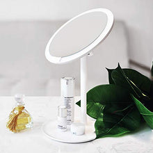 Dongyd Specchio per il trucco LED - Ricarica USB, Specchio cosmetico Pieghevole illuminante a LED Naturale
