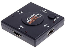 SaySure - Mini 3 Port HDMI Switch Switcher HDMI Splitter HDMI Port for HDTV