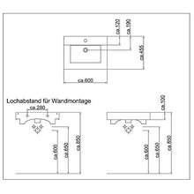Lavabo in ceramica con rubinetto Hansgrohe I set completo di rubinetto per lavabo, design senza tempo per il bagno degli ospiti soluzione WC