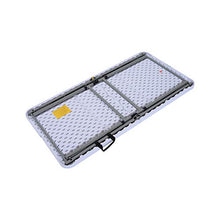 Outsunny Tavolo da Giardino Picnic Campeggio Pieghevole Portatile Regolabile in PE Acciaio 122 x 61x 59/74cm