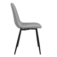 [en.casa] Sedia Sala da Pranzo in Un Set di 2-86 x 46cm - Grigio