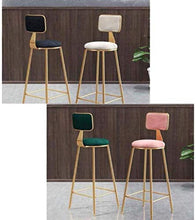 BDLYZ Yxsd Bar Sgabello da Cucina presiede i Piedini in Metallo con Schienale Design for la Colazione e casa Sedia Semplice Moderna Ferro da Pranzo Gamba Oro Vento Adatto for sedie for Interni